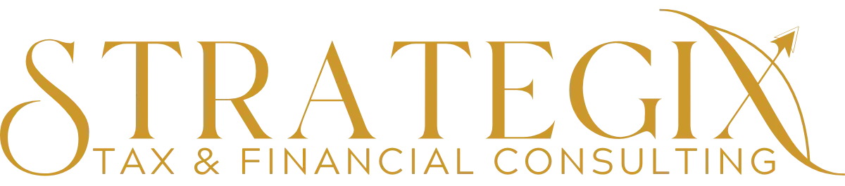 strategix logo with arrow